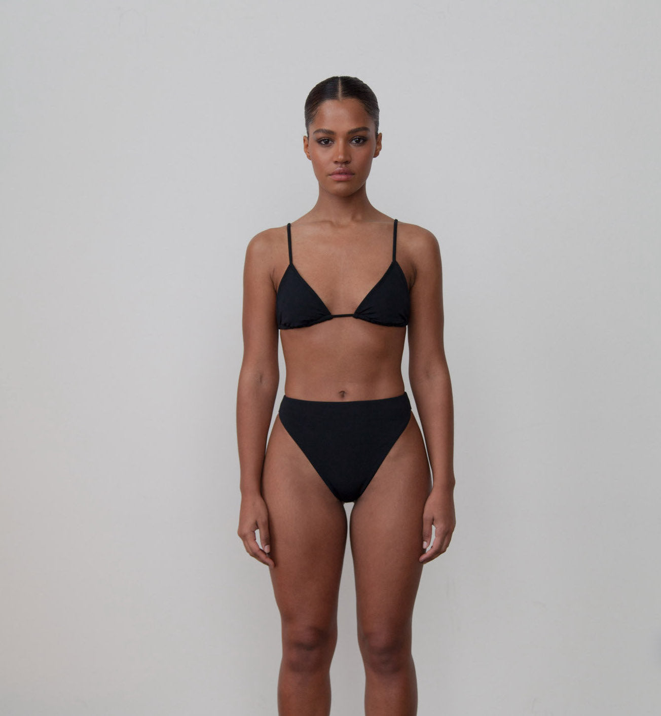 BR X BOHEME HIGH WAIST BOTTOM - BLACK