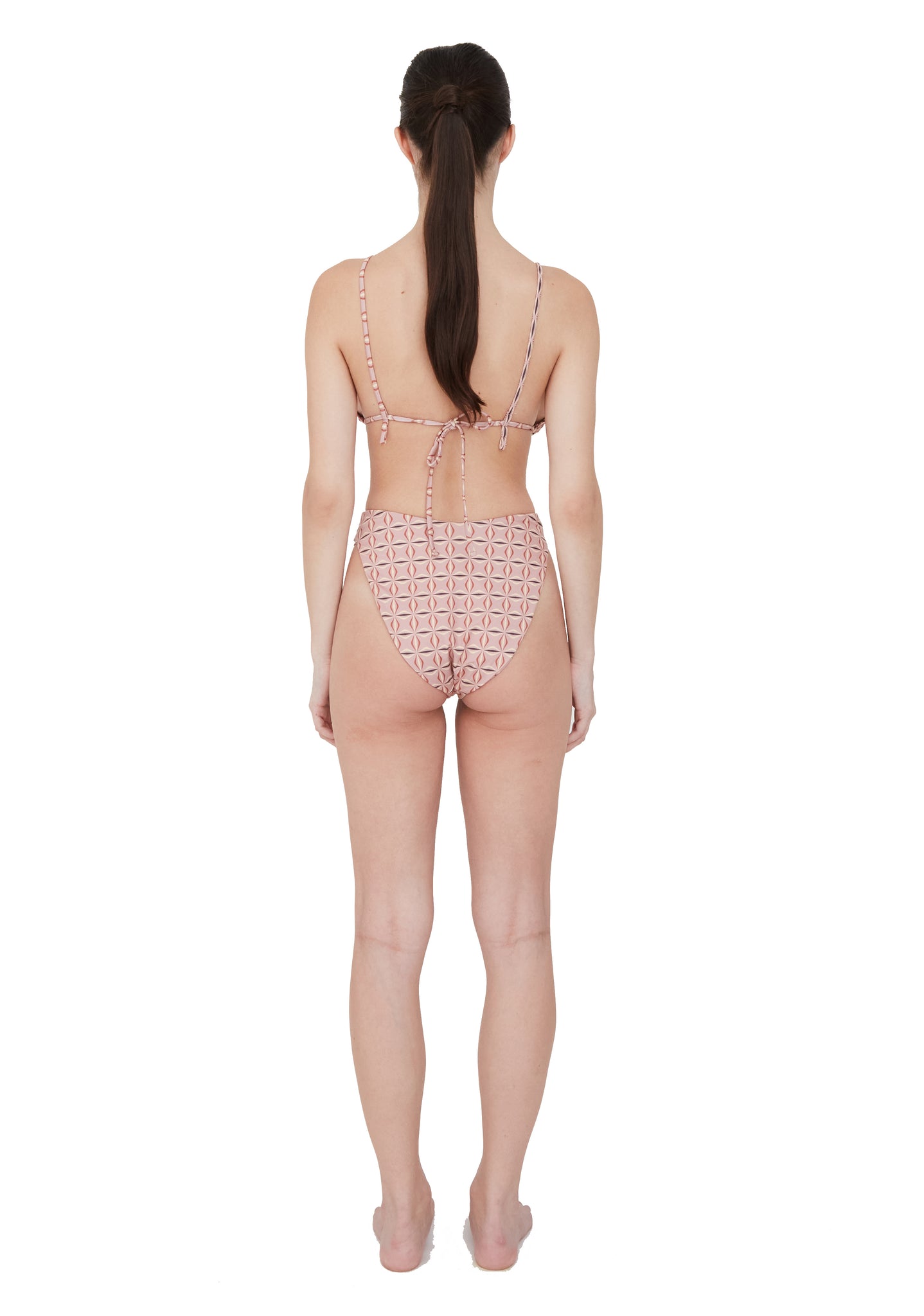 HIGH WAIST PRINTED BOTTOM - CHAI GEO PRINT