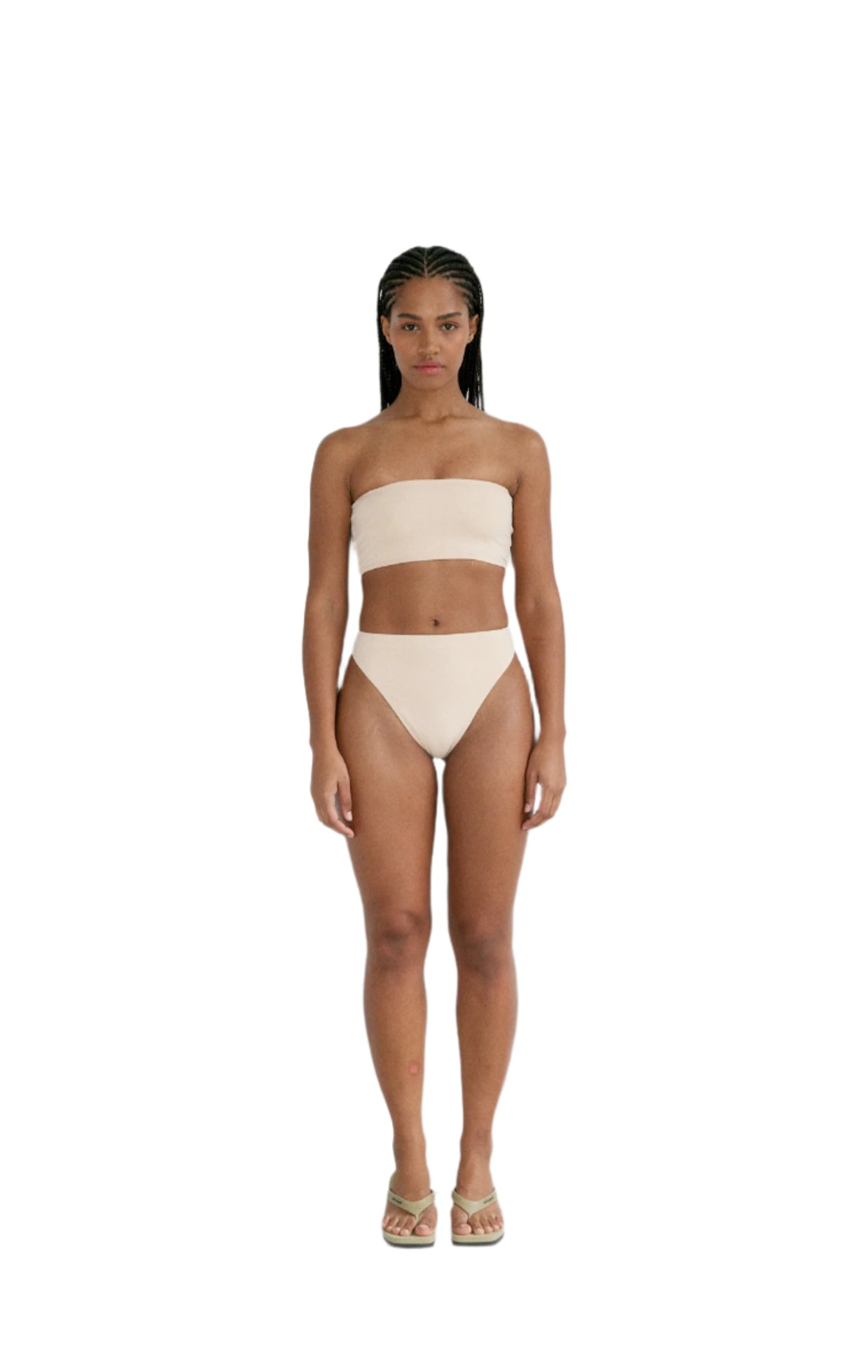 beth richards BR X BOHEME HIGH WAIST BOTTOM - PEARL