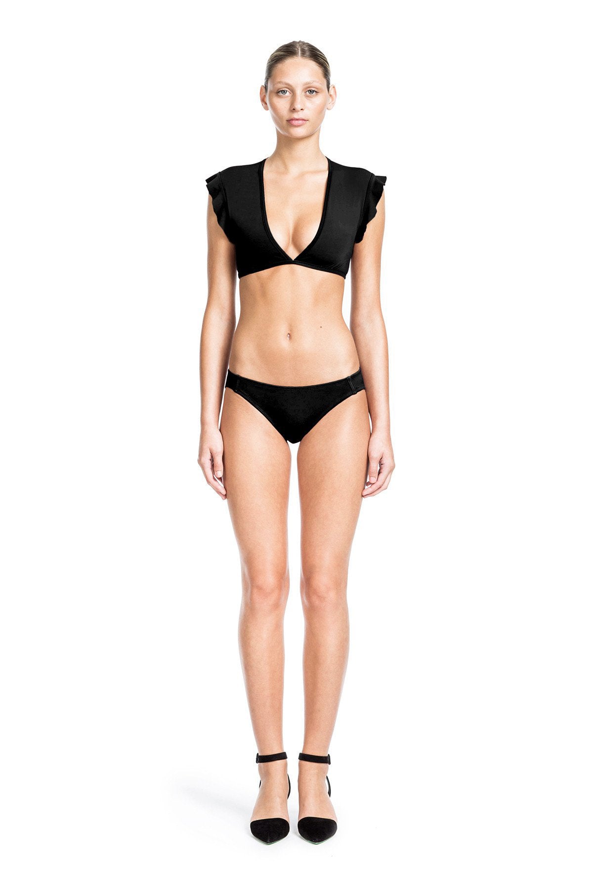 Beth Richards Sophia Top Black Bikini SWIMSUIT SWIM BATHER
